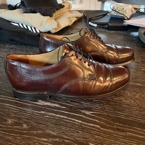 Bostonian Mens Brown Leather Dress Shoe sz 9